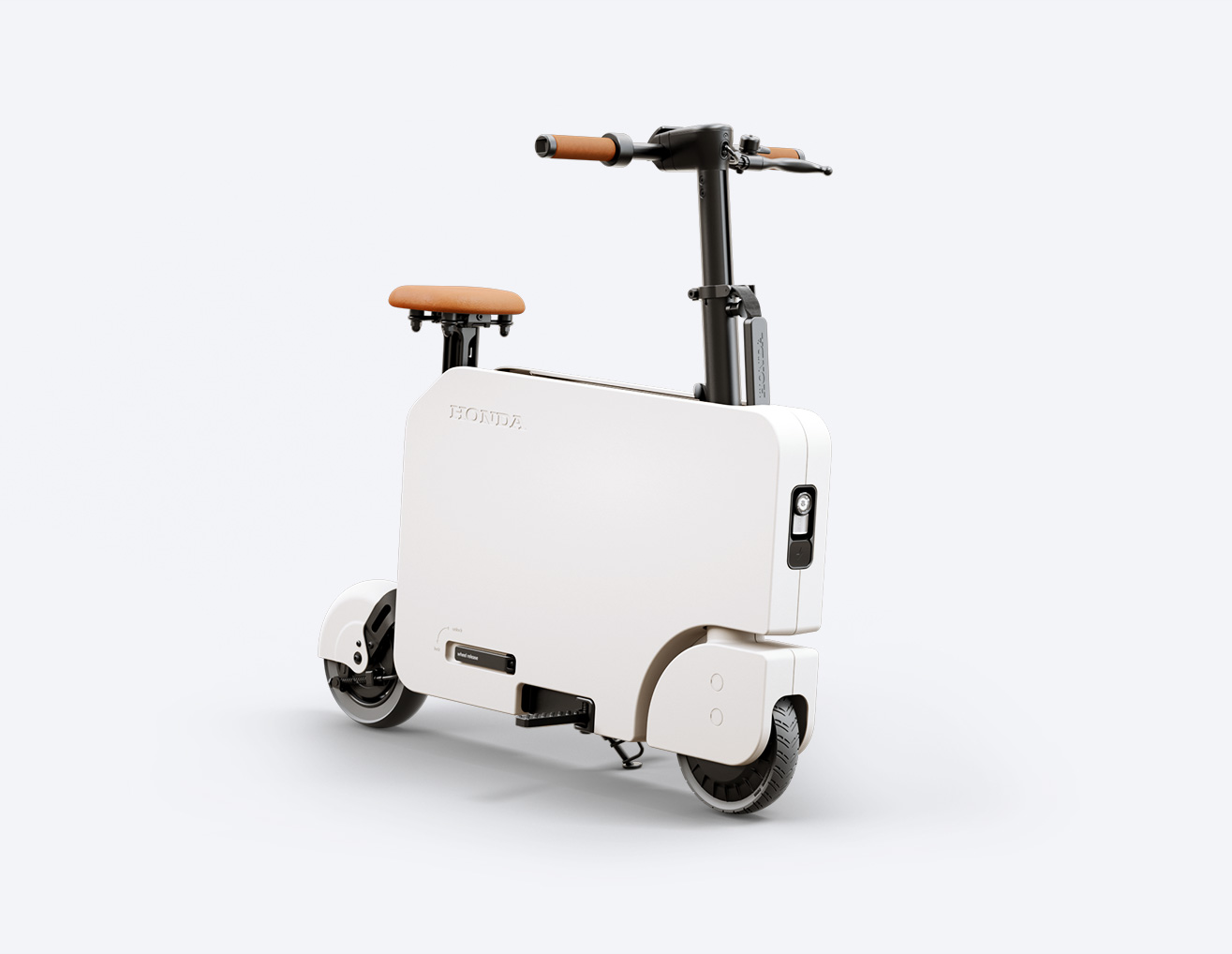 Honda Motocompacto: A Folding Briefcase-Sized Electric Scooter!