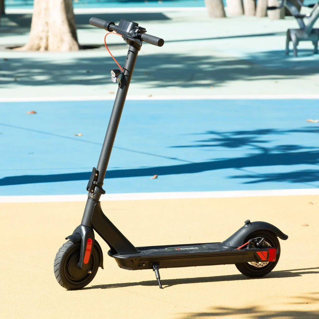 The Turboant M10 Lite electric scooter at a park