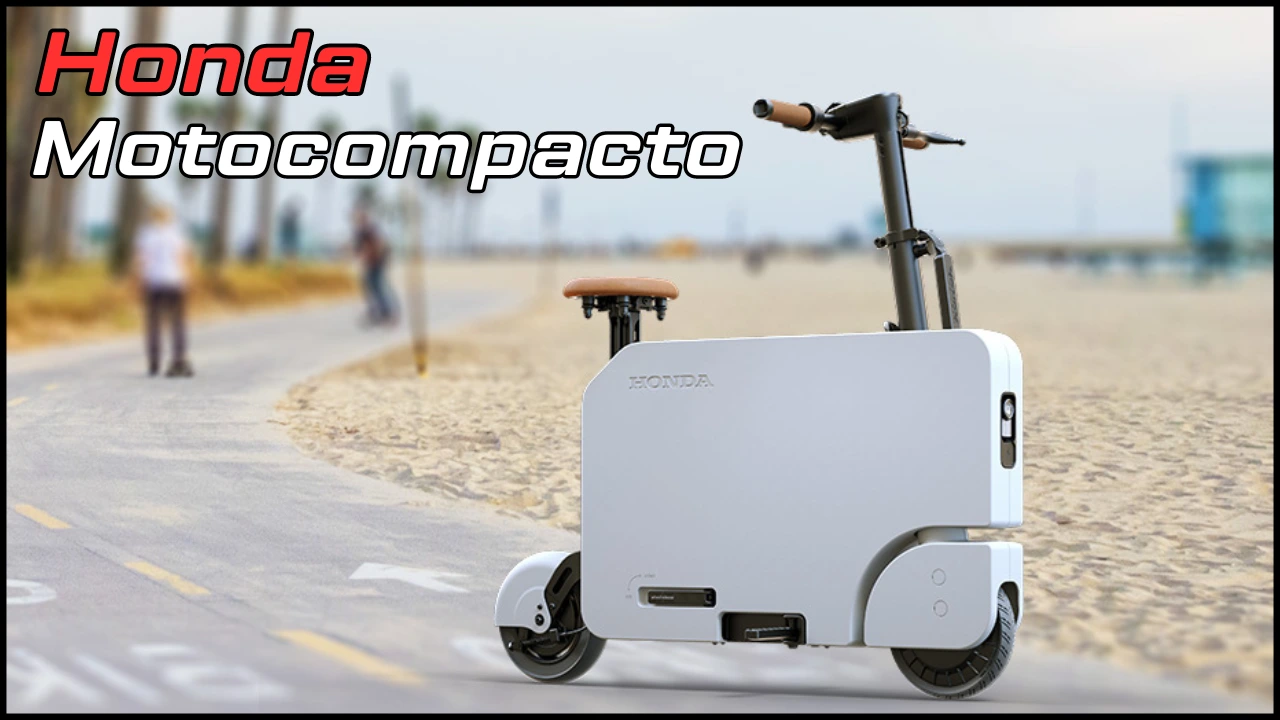 Honda Motocompacto: A Folding Briefcase-Sized Electric Scooter