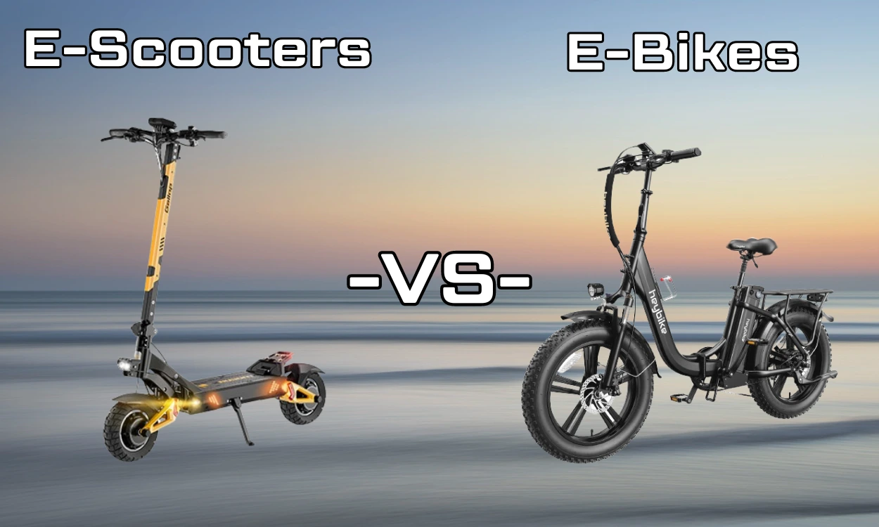 electric scooters vs e-bikes