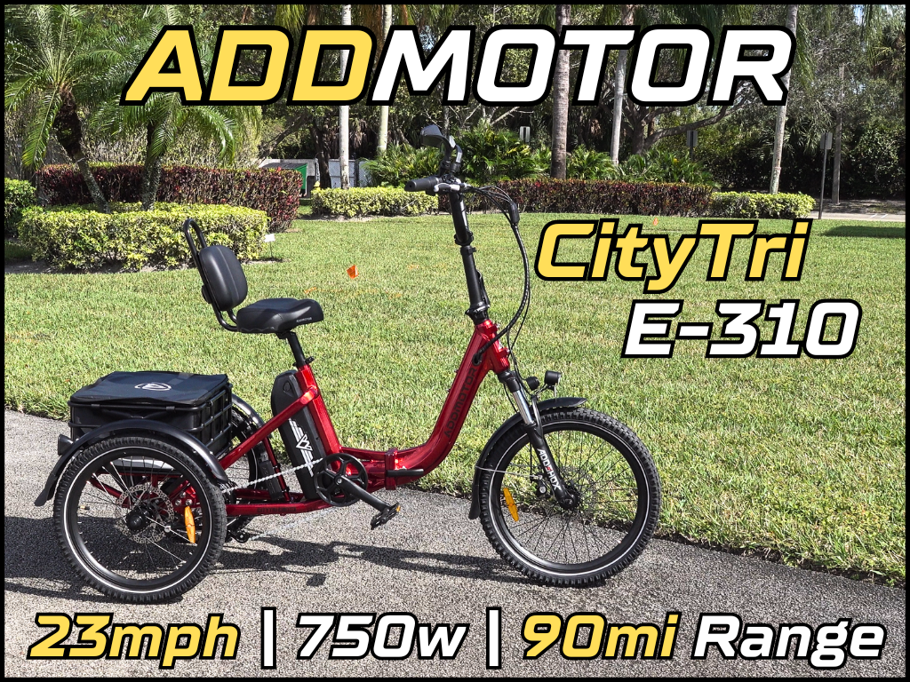 Addmotor City Tri E-310 Electric Tricycle