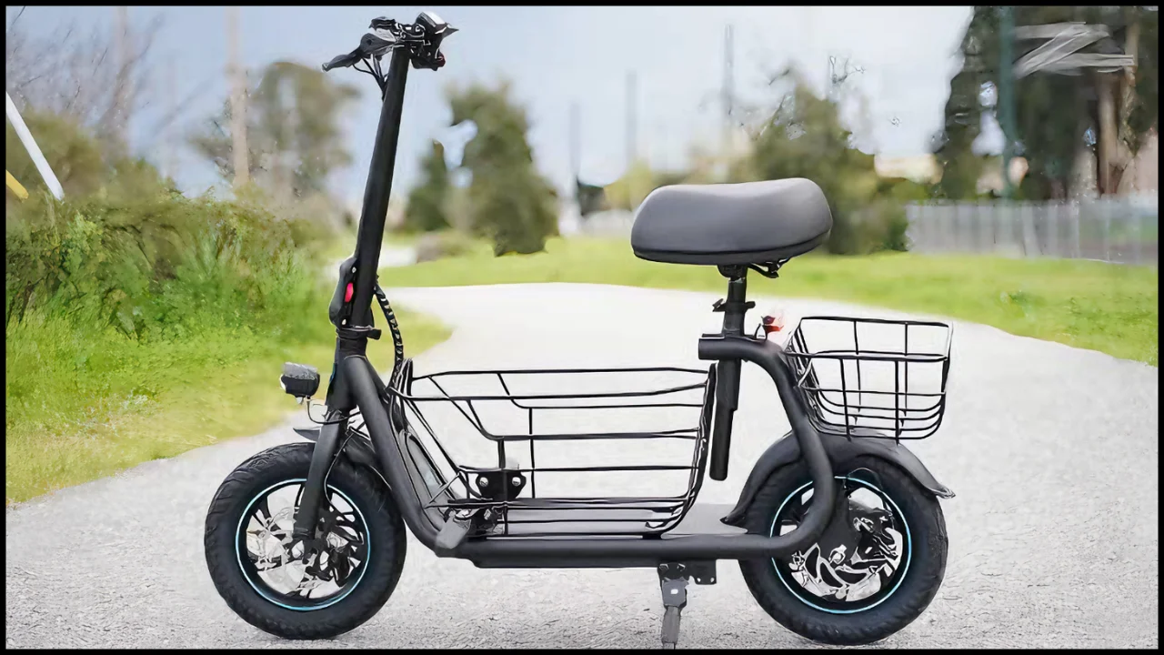 Gyroor C1S Review: A Budget Electric Scooter With A Seat & Extra Storage!