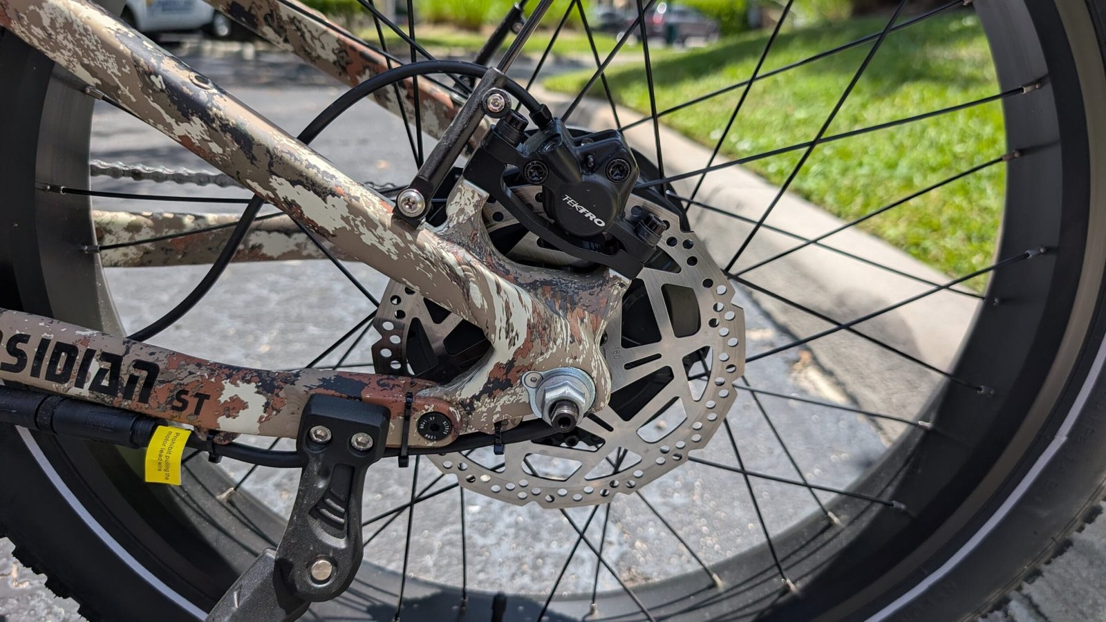 Mokwheel Obsidian ST hydraulic brakes