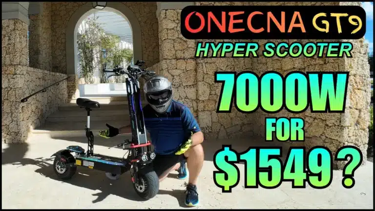 Onecna GT9 Electric Scooter Review Thumbnail